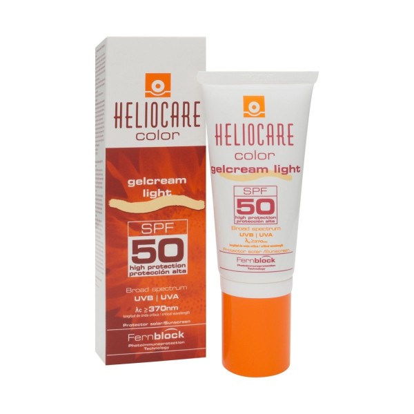 Heliocare Color Gelcream Light SPF 50 50 ml | Protector Solar Facial con Color