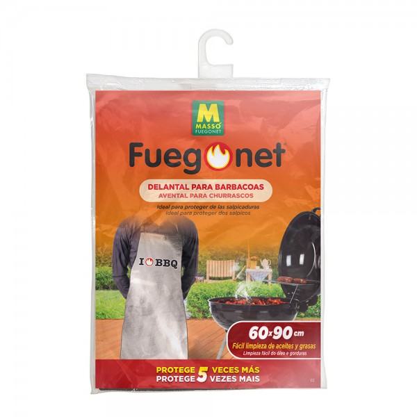 Delantal Protector de Calor Fuegonet Massó 60x90 cm para Barbacoas y Chimeneas