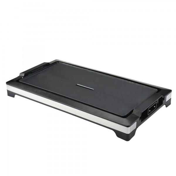 Plancha asar eléctrica 2200W 60x32 desmontable | Antiadhesiva