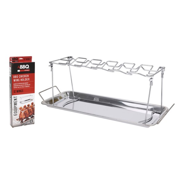Soporte para Alitas de Pollo para Horno o Barbacoa | Rack para BBQ