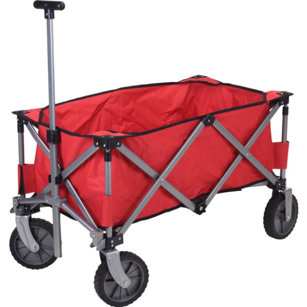 Carro de Playa Plegable 79 x 107 x 54 cm | Estructura Metálica y Carga 70 kg