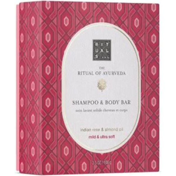 Rituals The Ritual of Ayurveda Champú en Pastilla 100 g – Jabón Sólido Capilar Hidratante y Equilibrante