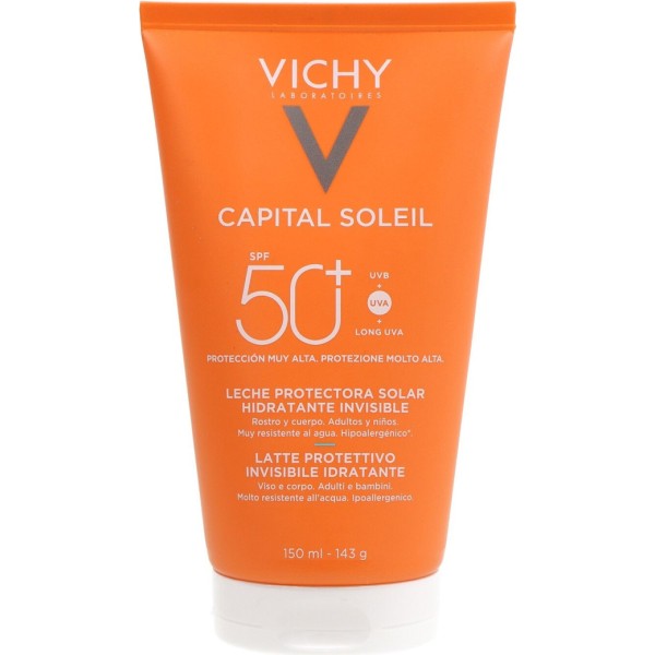 Vichy Capital Soleil Leche Hidratante SPF50+ 150 ml | Protección Solar Muy Alta