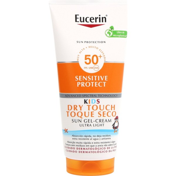 Eucerin Sun Kids Sensitive Gel-Crema SPF50 200 ml | Protector Solar Infantil