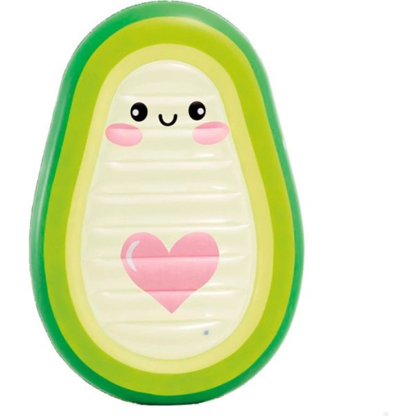 Colchoneta Hinchable Aguacate 180 x 124 cm | Soporta hasta 100 kg