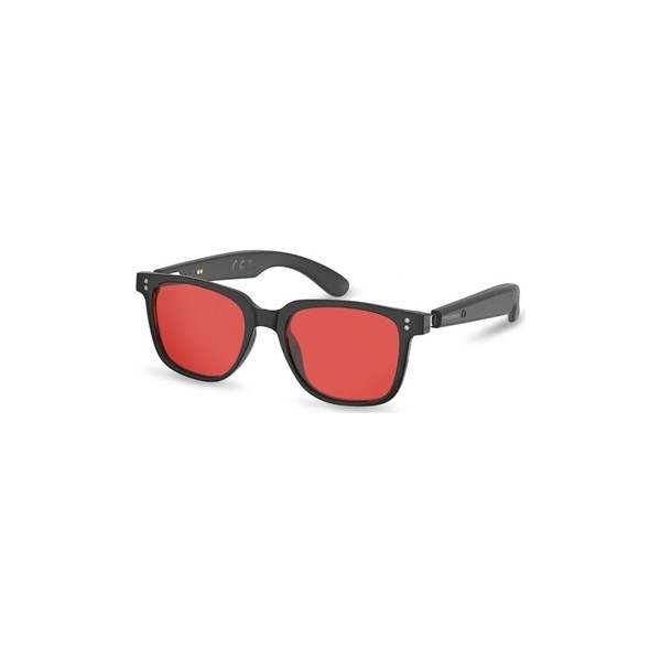 Energy Sistem Night Mode Music Cristal Rojo | Gafas Inteligentes Bluetooth con Protección UV400+